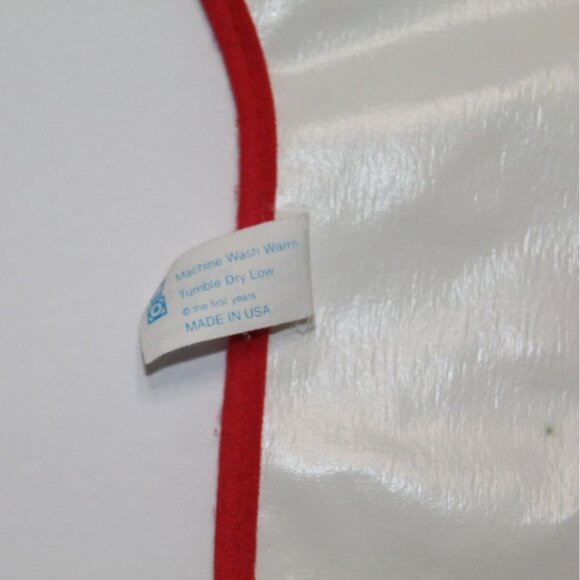 Vintage First Years Winnie the Pooh & Piglet Pullover Bib 1990s - Picture 7 of 12